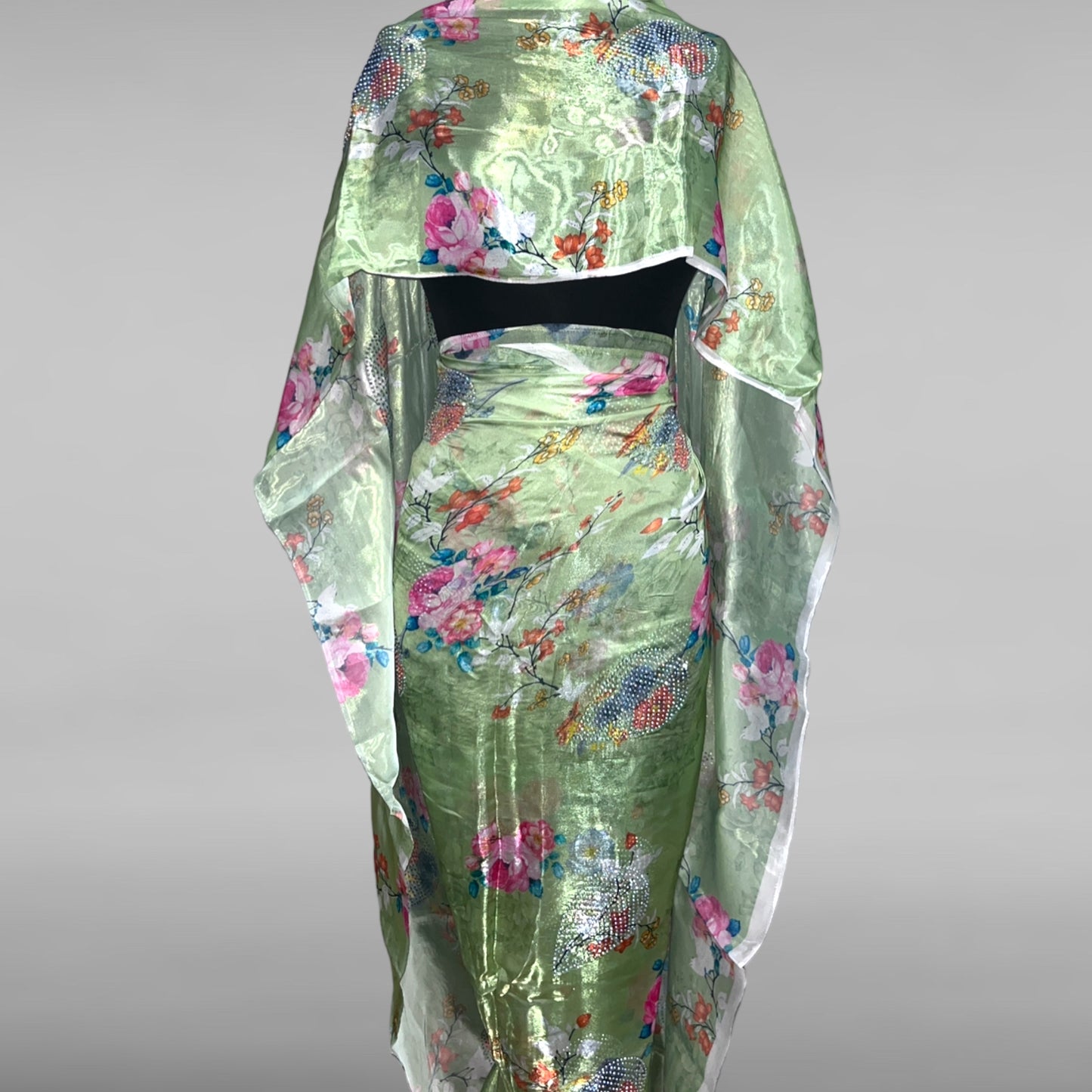 Nabila (Green Floral Toub)