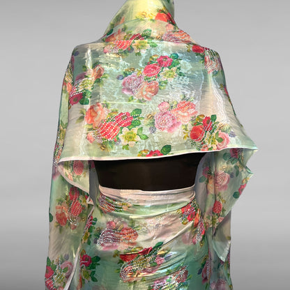 Nabila (Green Floral Toub)