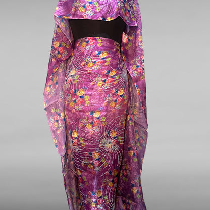 Nabila (Purple Floral Toub)