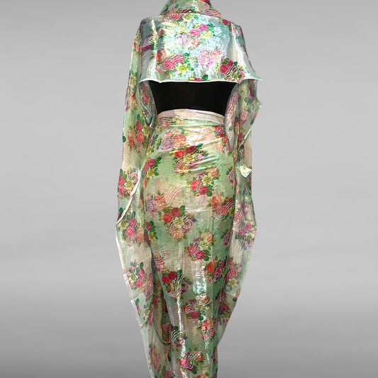 Nabila (Green Floral Toub)