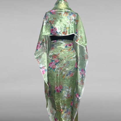 Nabila (Green Floral Toub)
