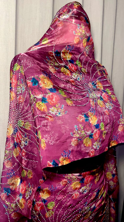 Nabila (Purple Floral Toub)